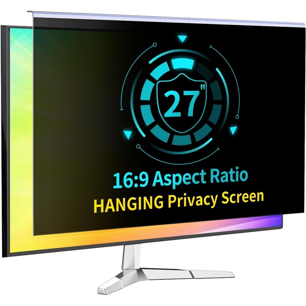 27 Inch Privacy Screen for 16:9 Monitor – Anti-Blue Light & Anti-UV‎ Protection